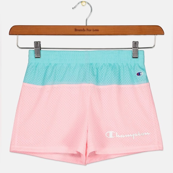 Champion | Big Girls Essential Color Block Mesh Shorts - Picture 2 of 3
